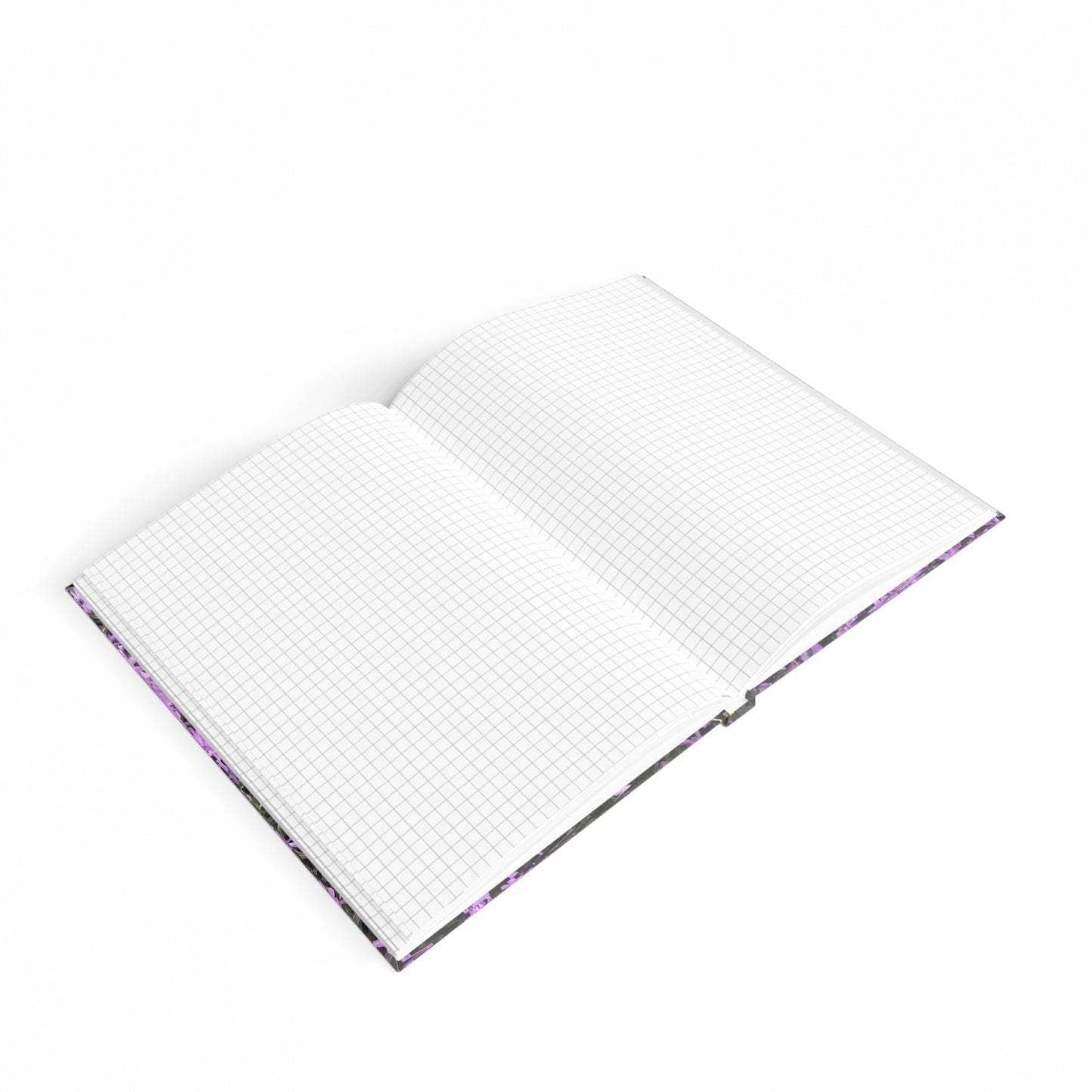 Hardbound Journal 32: Pink Purple Flowers!