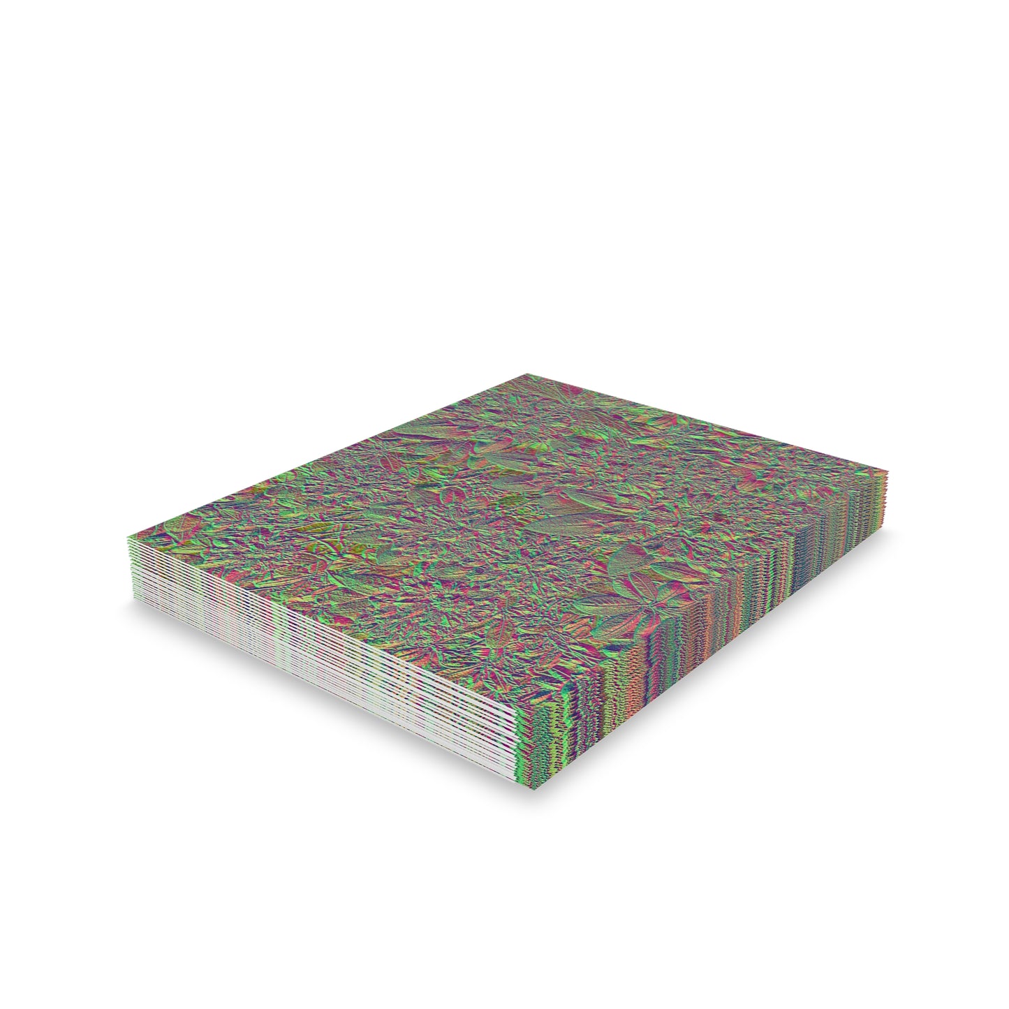 Unique Bronzy Floral Blank Inside Greeting Card Packs (Made In USA)