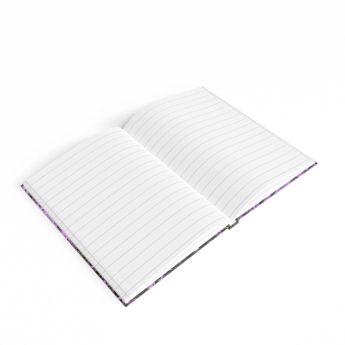 Hardbound Journal 32: Pink Purple Flowers!