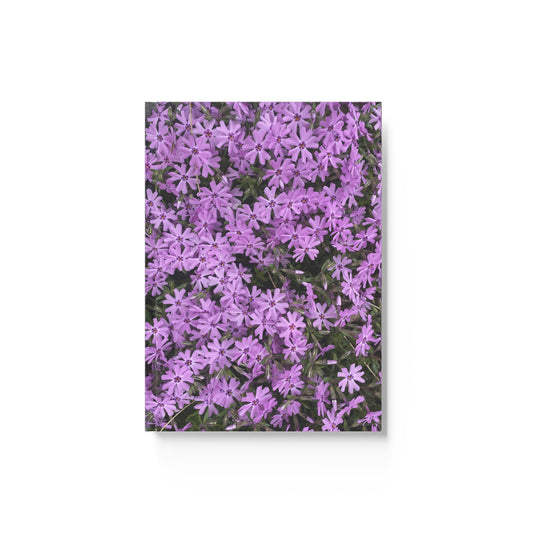 Hardbound Journal 32: Pink Purple Flowers!