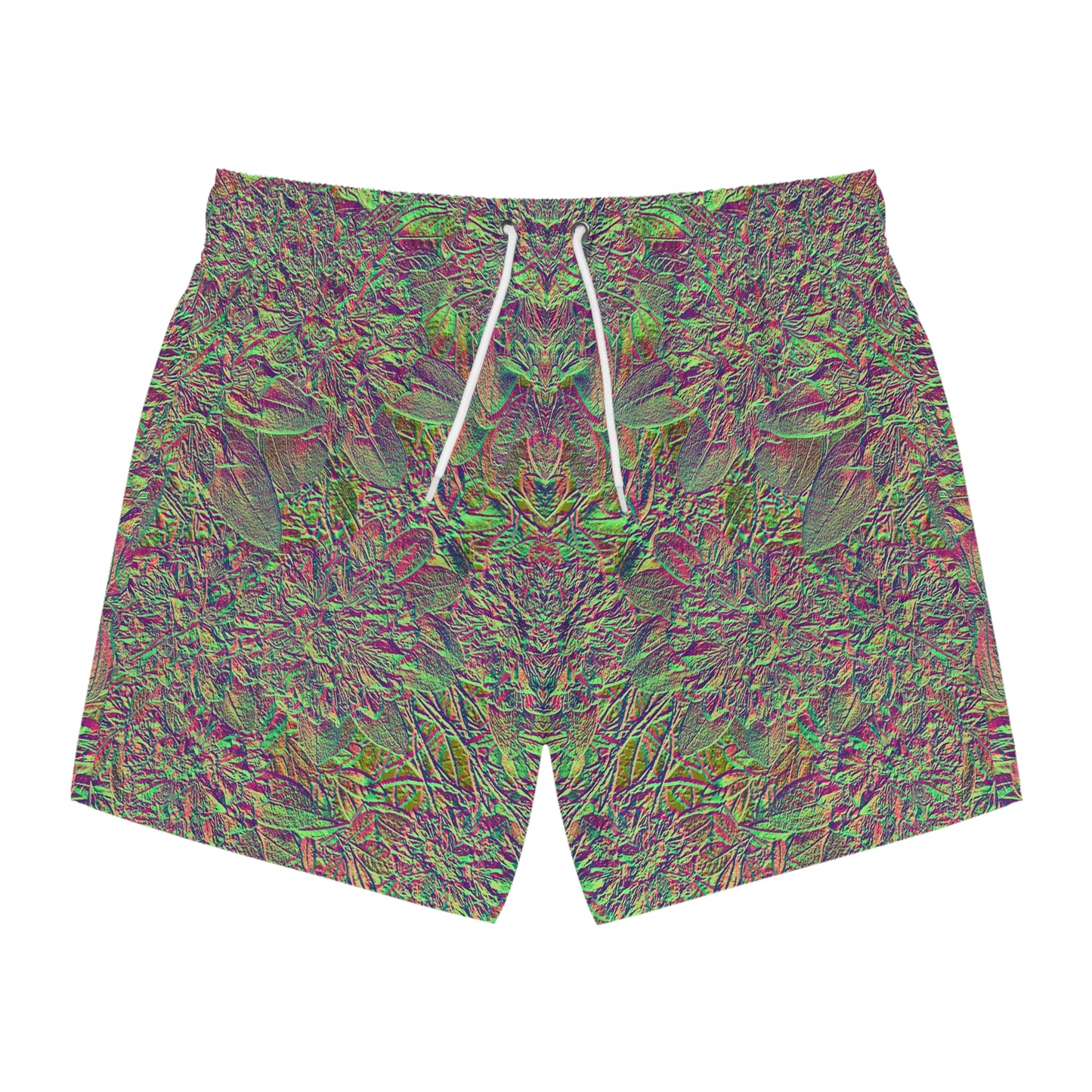 Shimmery Floral Cyberpunk Summer 2022 Trunks.