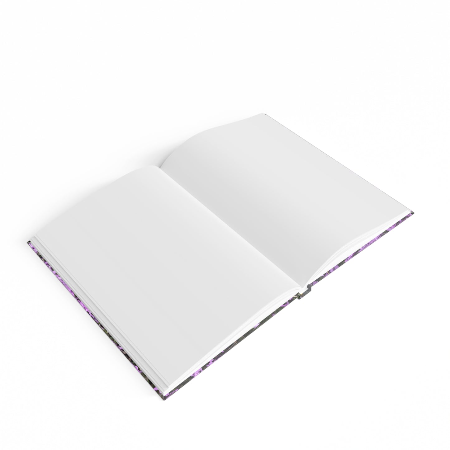 Hardbound Journal 32: Pink Purple Flowers!
