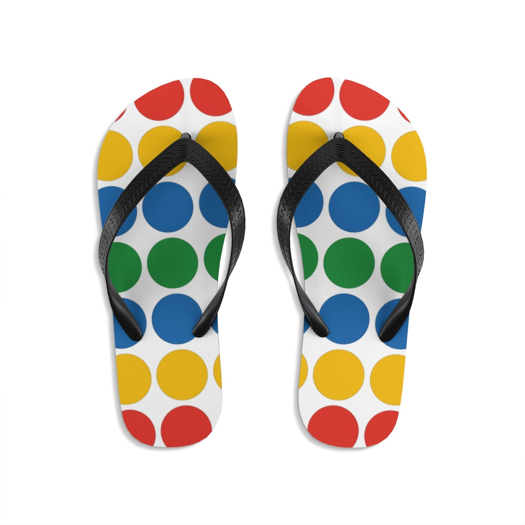 Unisex Flip-Flops: Dots!