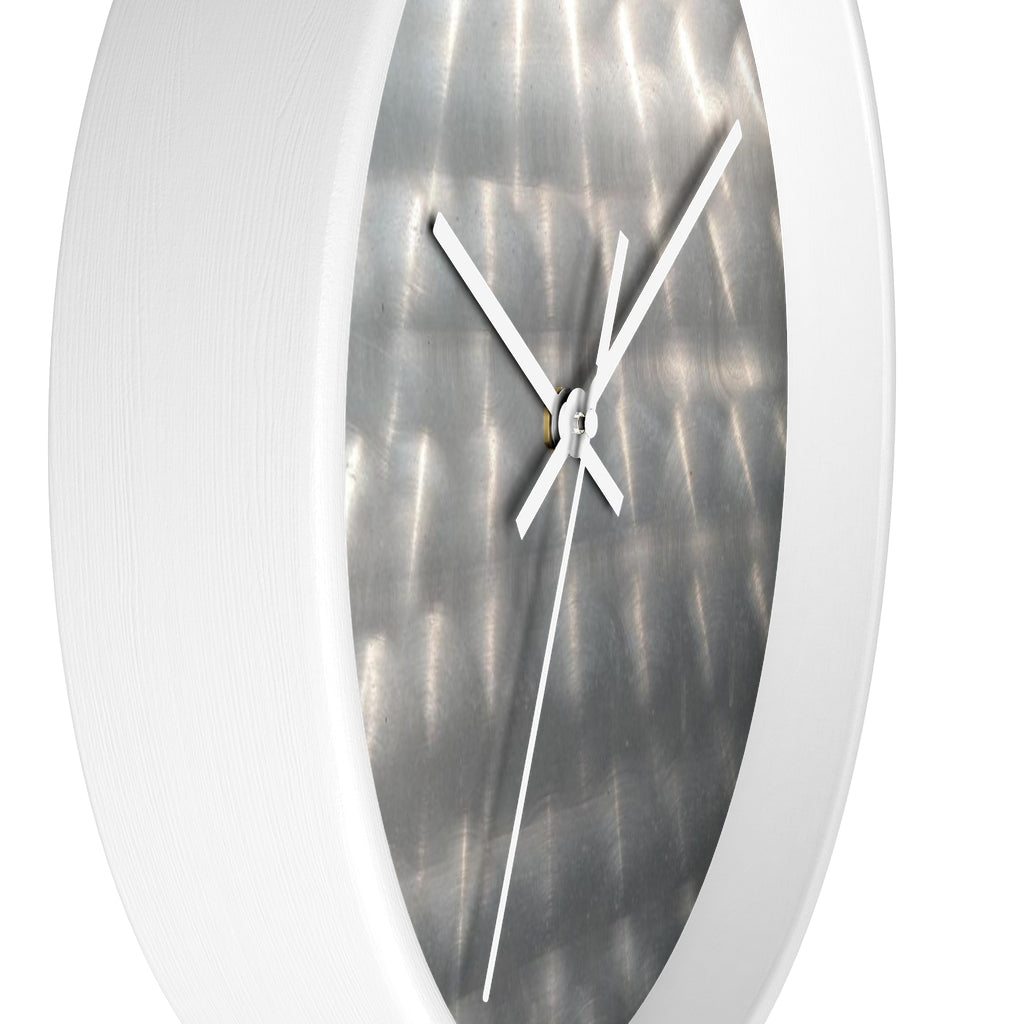 Wall Clock 01: Brushed Steel!