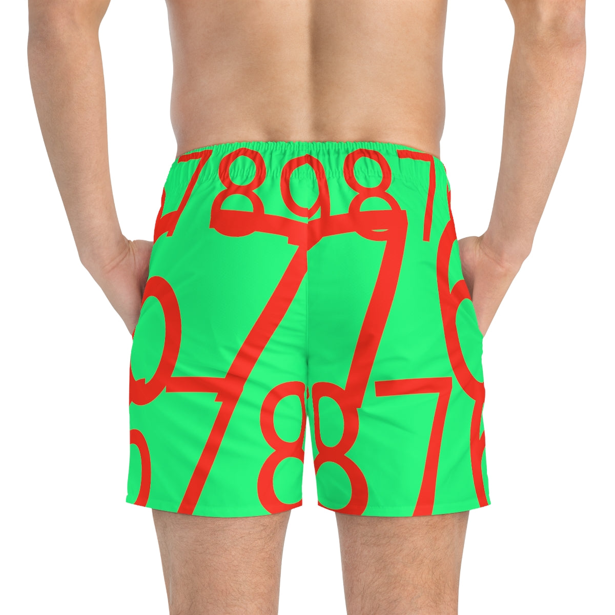 Red Numbers On Green Background at the end of time summer 2022