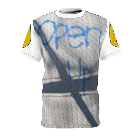 Sidewalk Tee 05: OPEN UP!