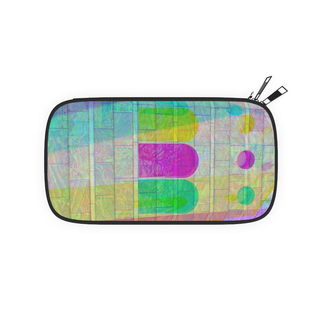 Passport Wallet 01: Baptistry Arches In Technicolor Triplicate Skew