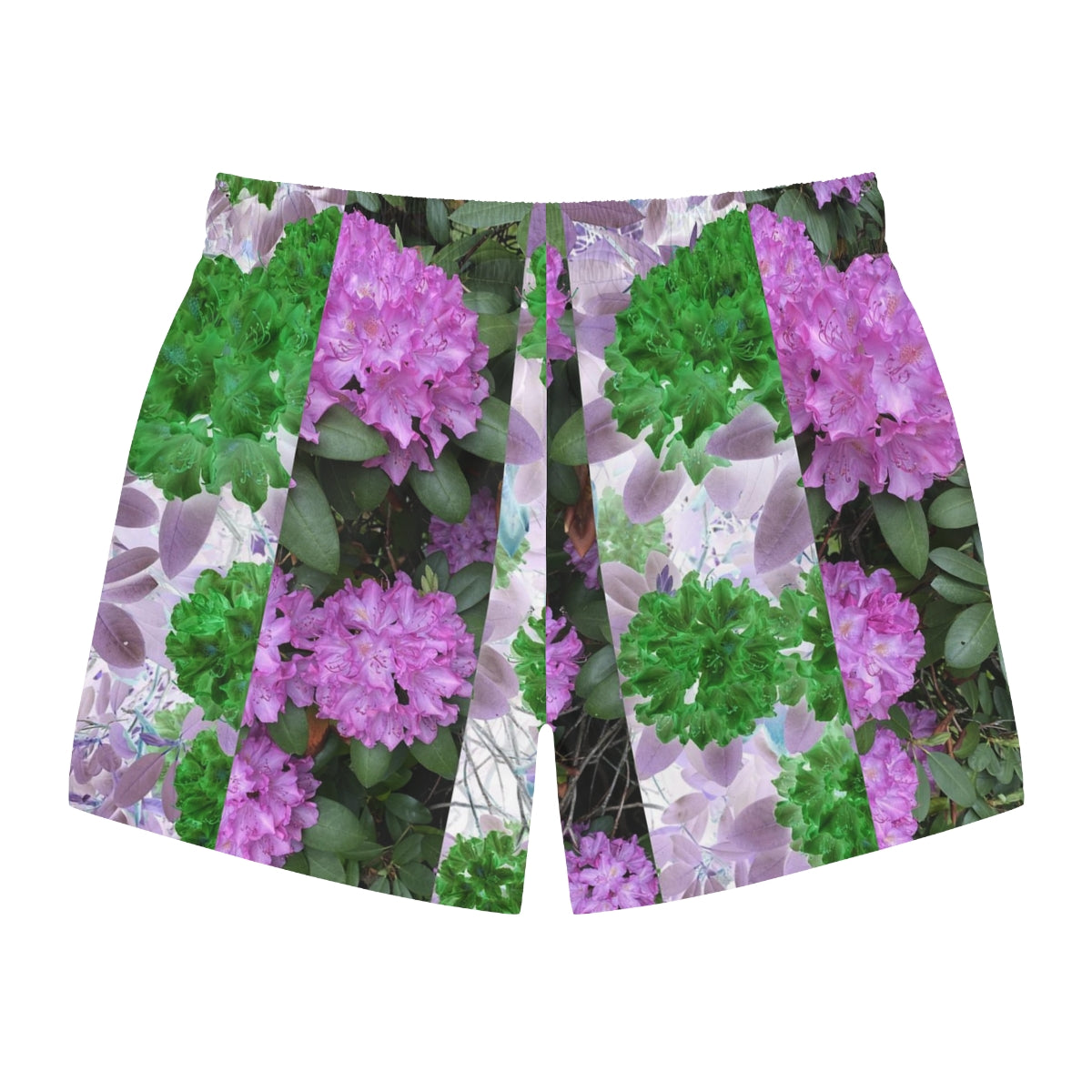 Striped Floral Cyberpunk Pink Purple Slime Green Summer 2022 Fashion Trunks