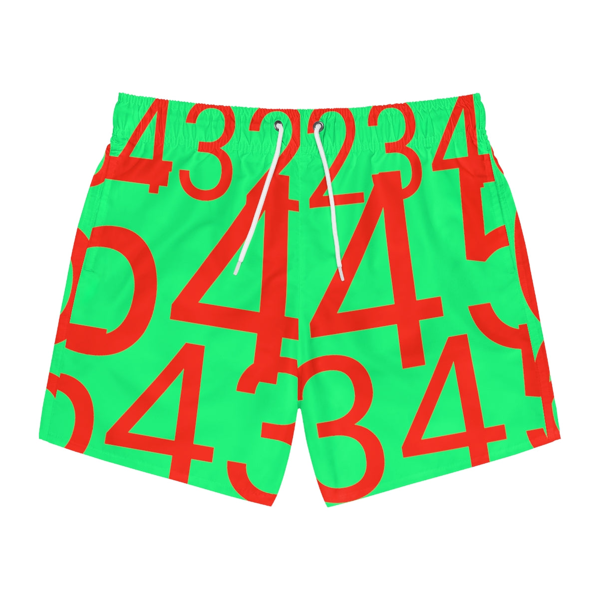 Red Numbers On Green Background at the end of time summer 2022