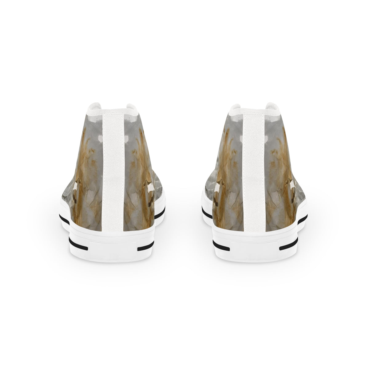 High Tops 01: Torn Paper Graphic Print Shoes!