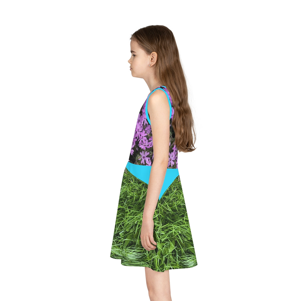 Girls' Sleeveless Sundress 01!