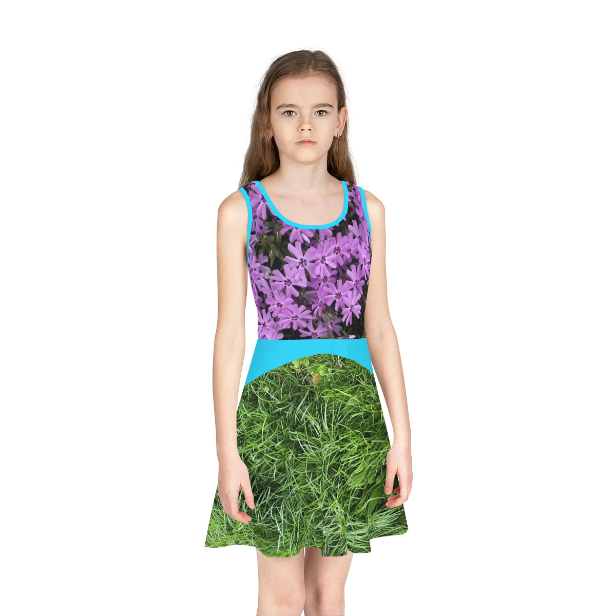 Girls' Sleeveless Sundress 01!