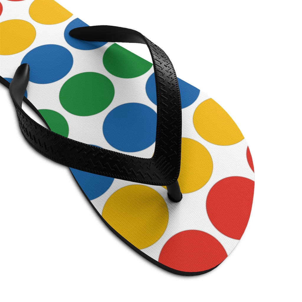 Unisex Flip-Flops: Dots!