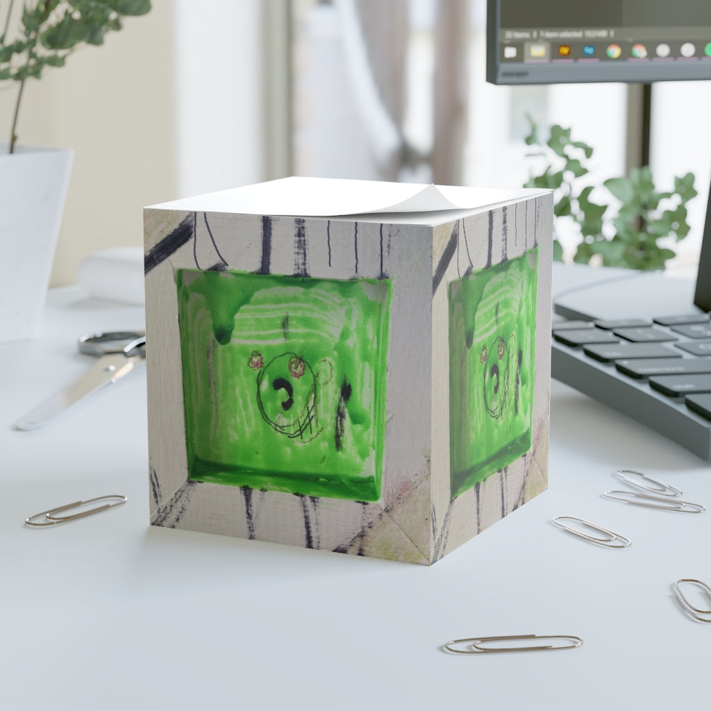 Sticky Note Cube 06: Glowing Goblin!