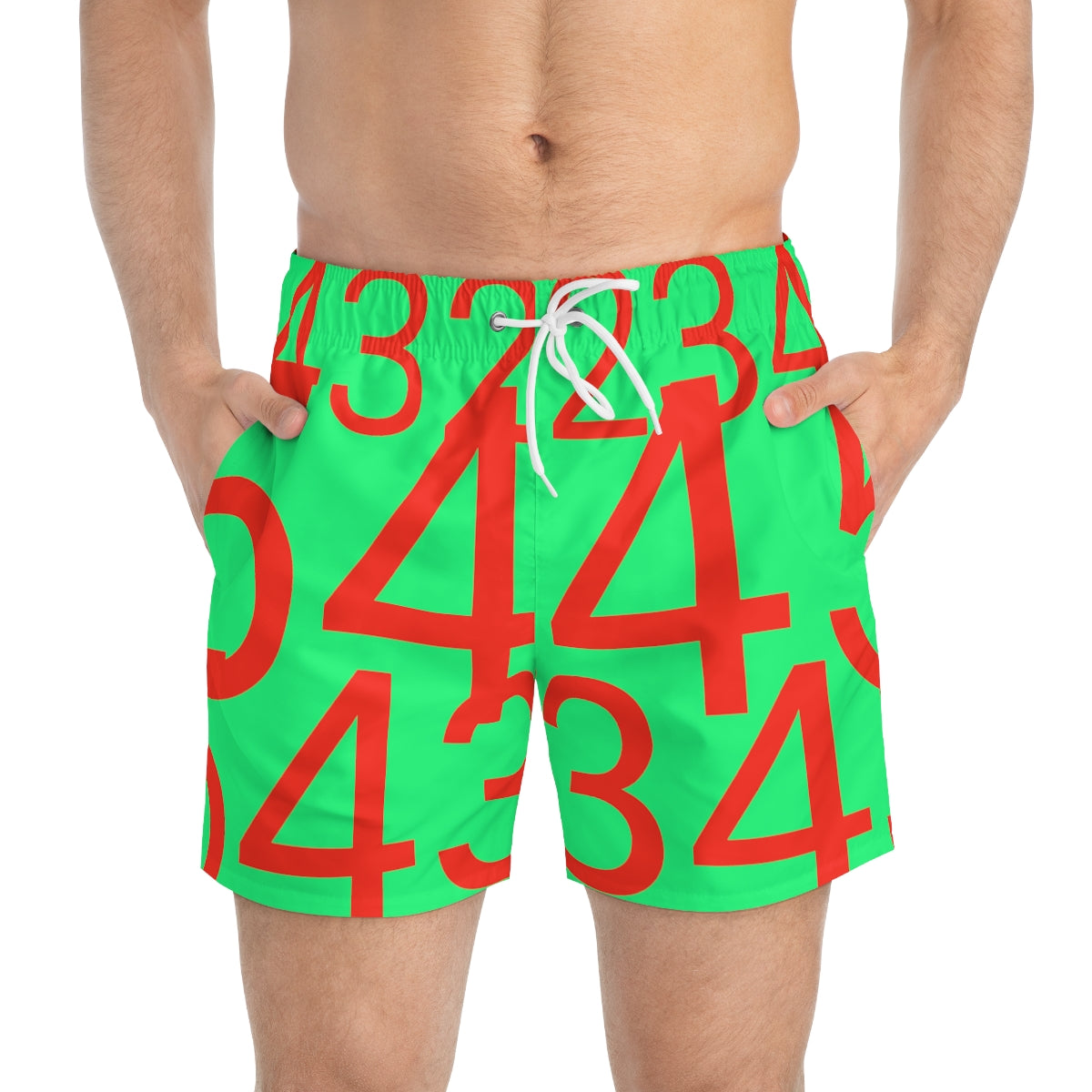 Red Numbers On Green Background at the end of time summer 2022