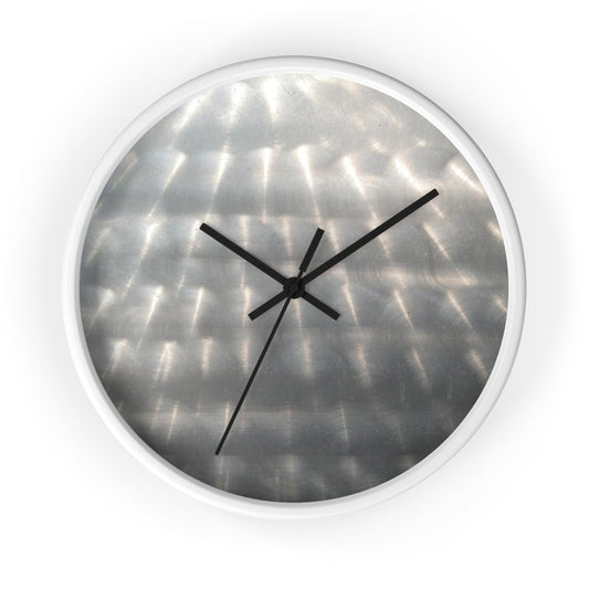 Wall Clock 01: Brushed Steel!