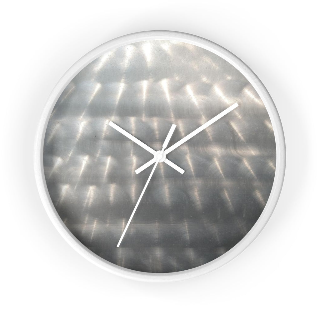 Wall Clock 01: Brushed Steel!