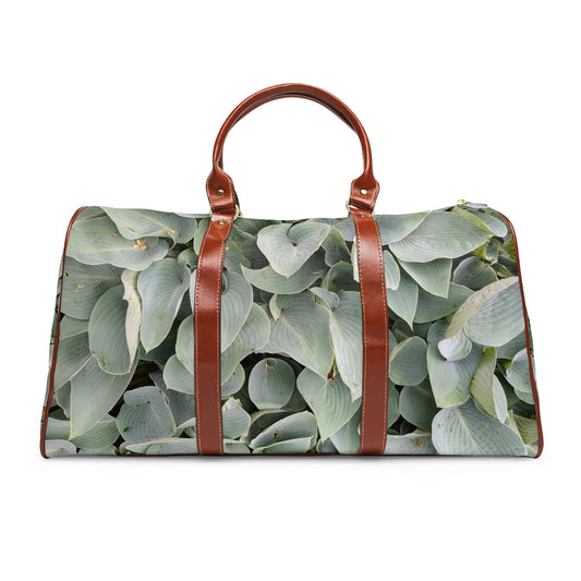 Waterproof Travel Bag 01: Light Green Foliage!