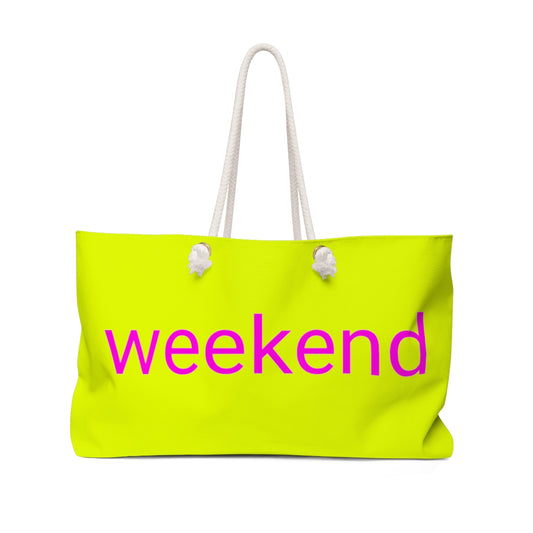 Weekender Bag 06: Yowza Yello!