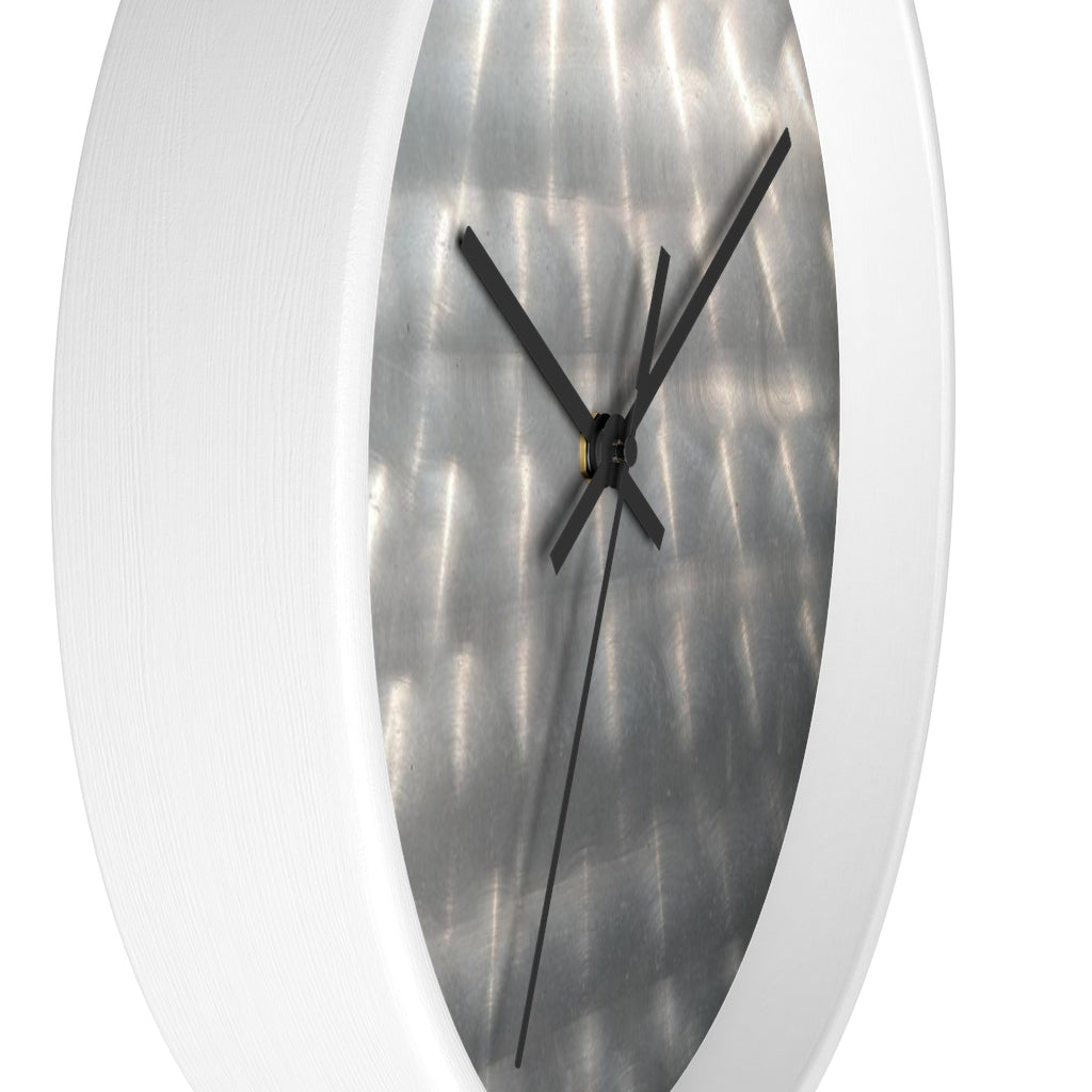 Wall Clock 01: Brushed Steel!