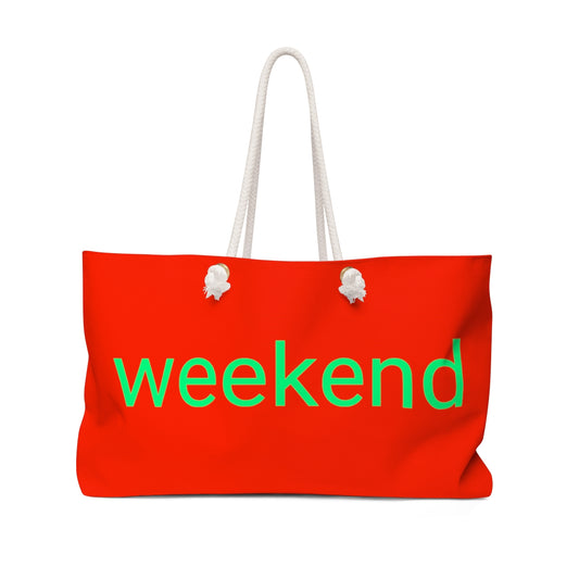 Weekender Bag 07: Regal Red!