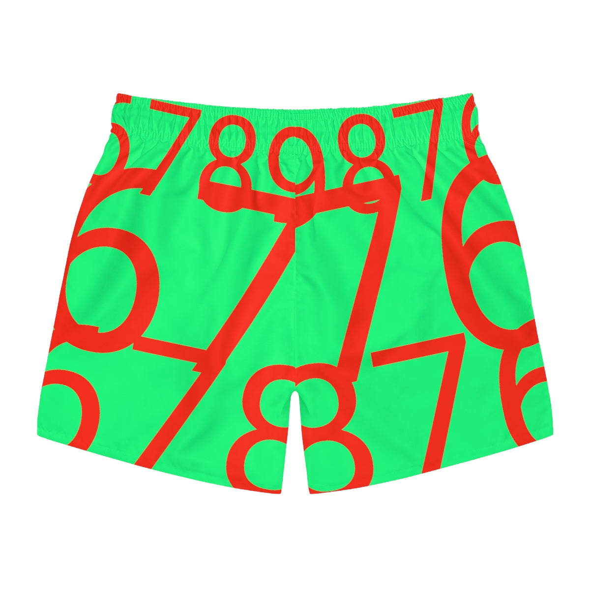 Red Numbers On Green Background at the end of time summer 2022
