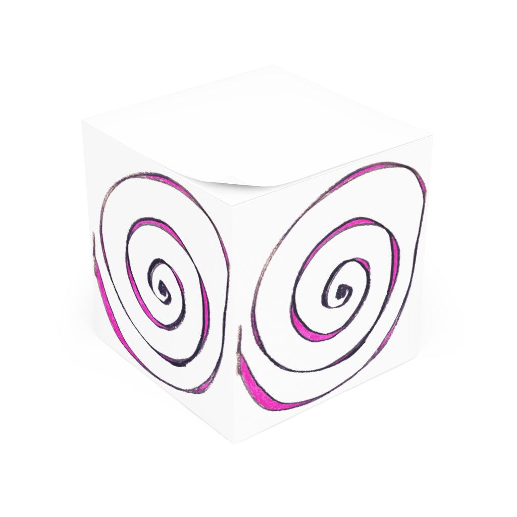 Sticky Note Cube 03: Spirals!