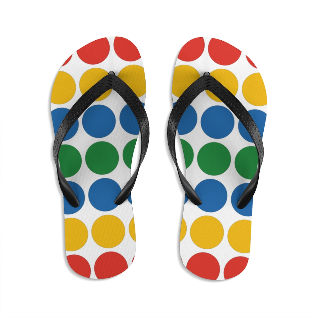 Unisex Flip-Flops: Dots!