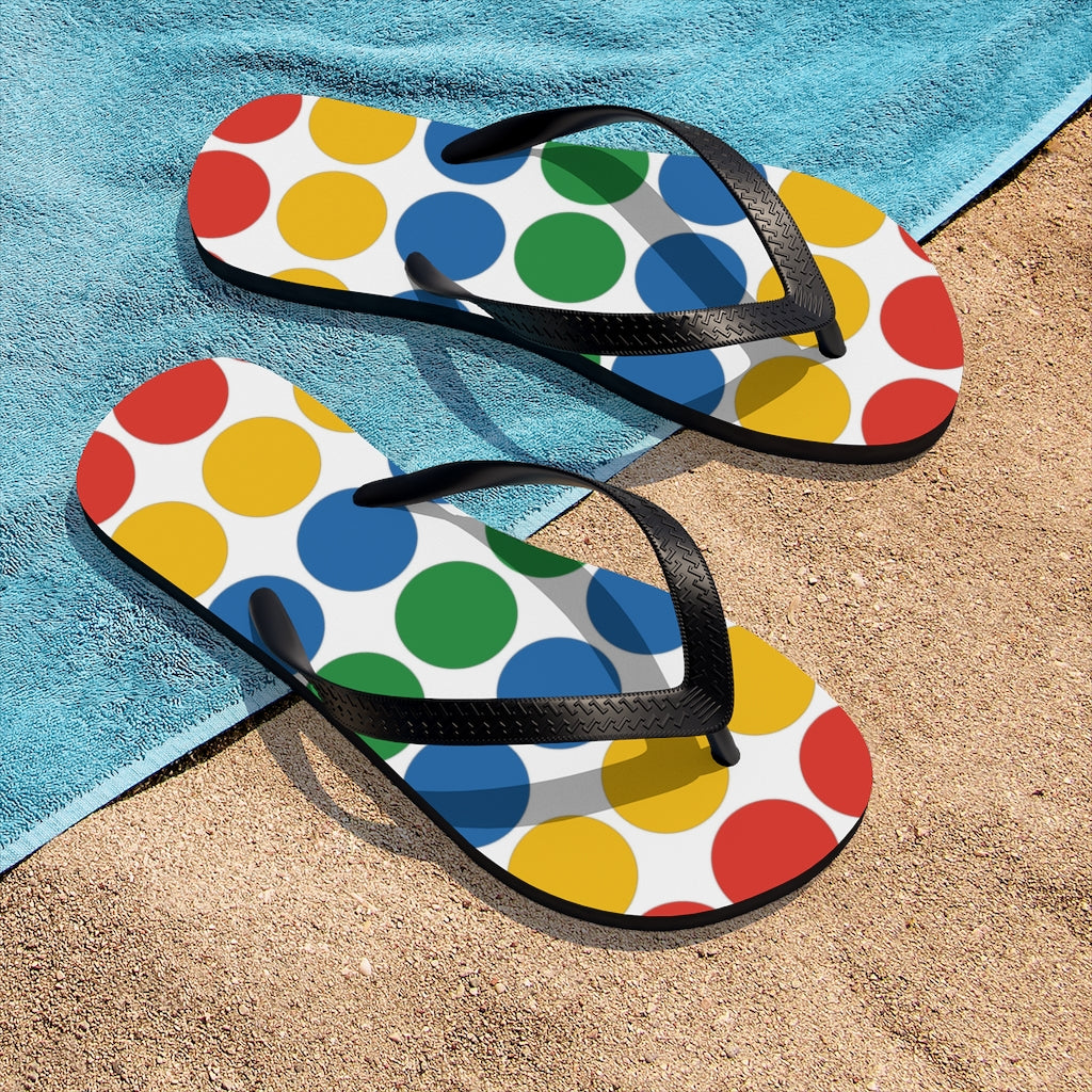 Unisex Flip-Flops: Dots!