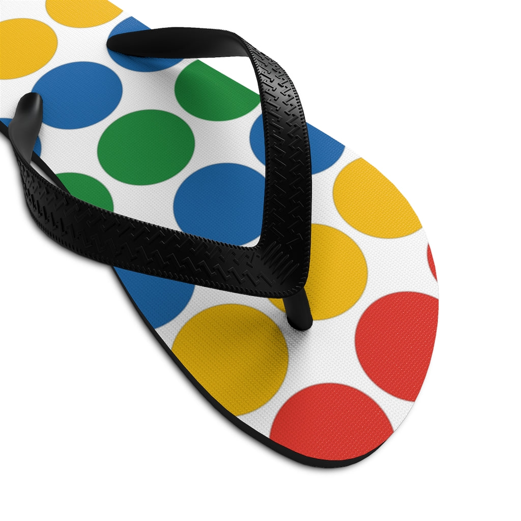 Unisex Flip-Flops: Dots!