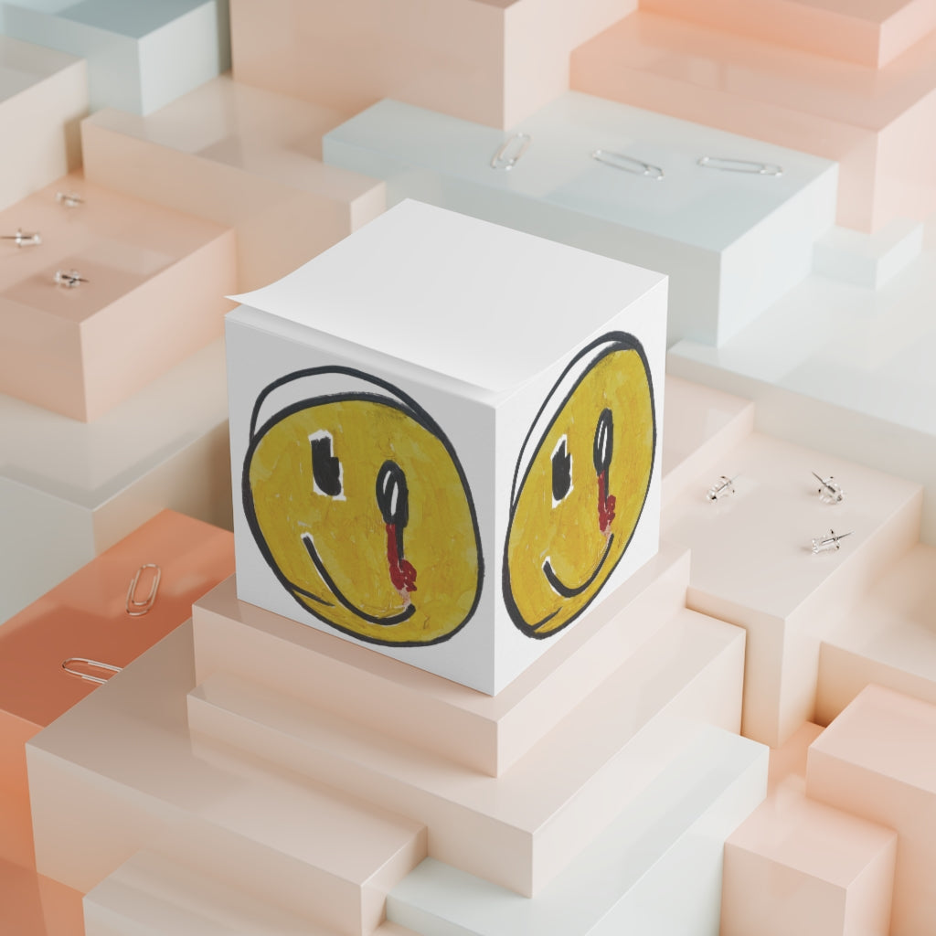 Sticky Note Cube 07: Keep Smilin'!