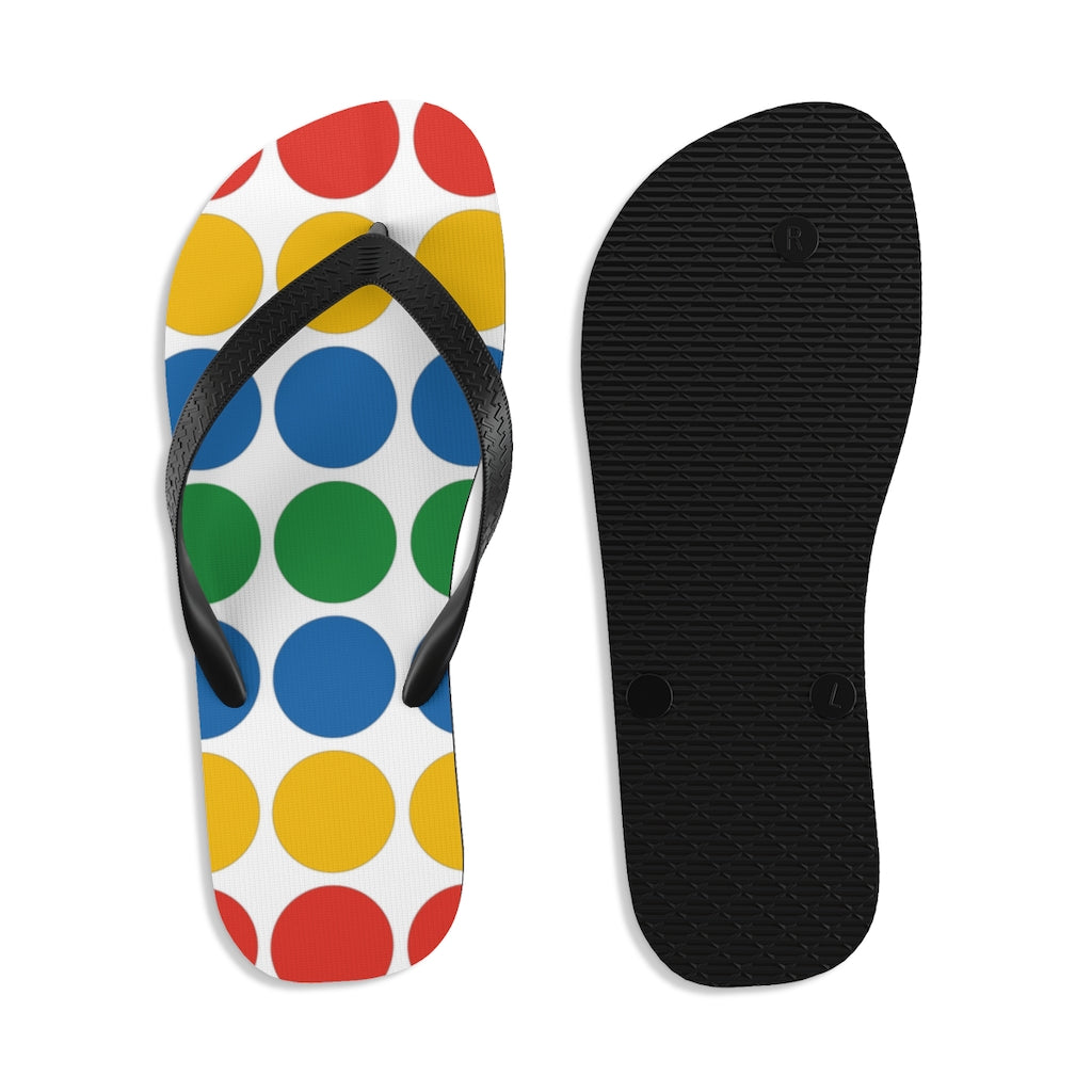 Unisex Flip-Flops: Dots!