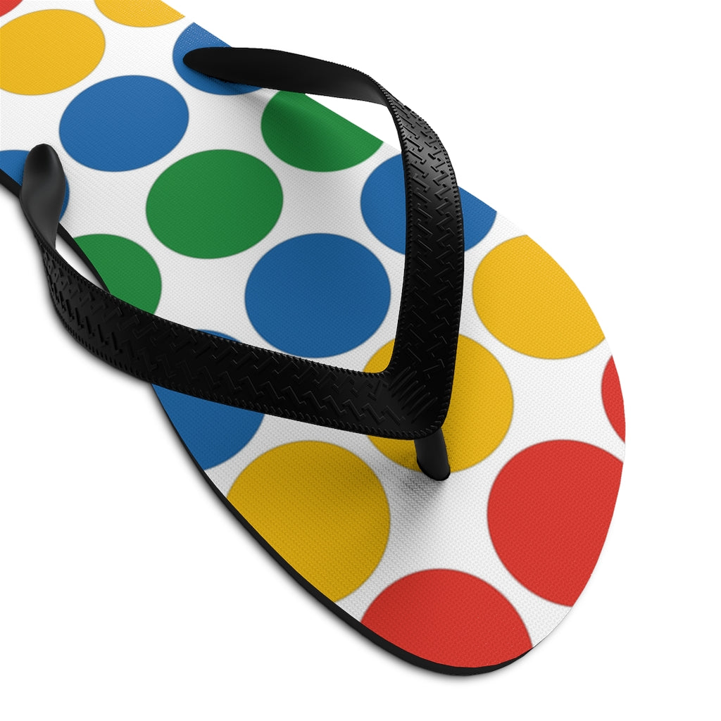 Unisex Flip-Flops: Dots!