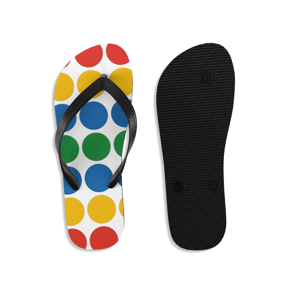 Unisex Flip-Flops: Dots!
