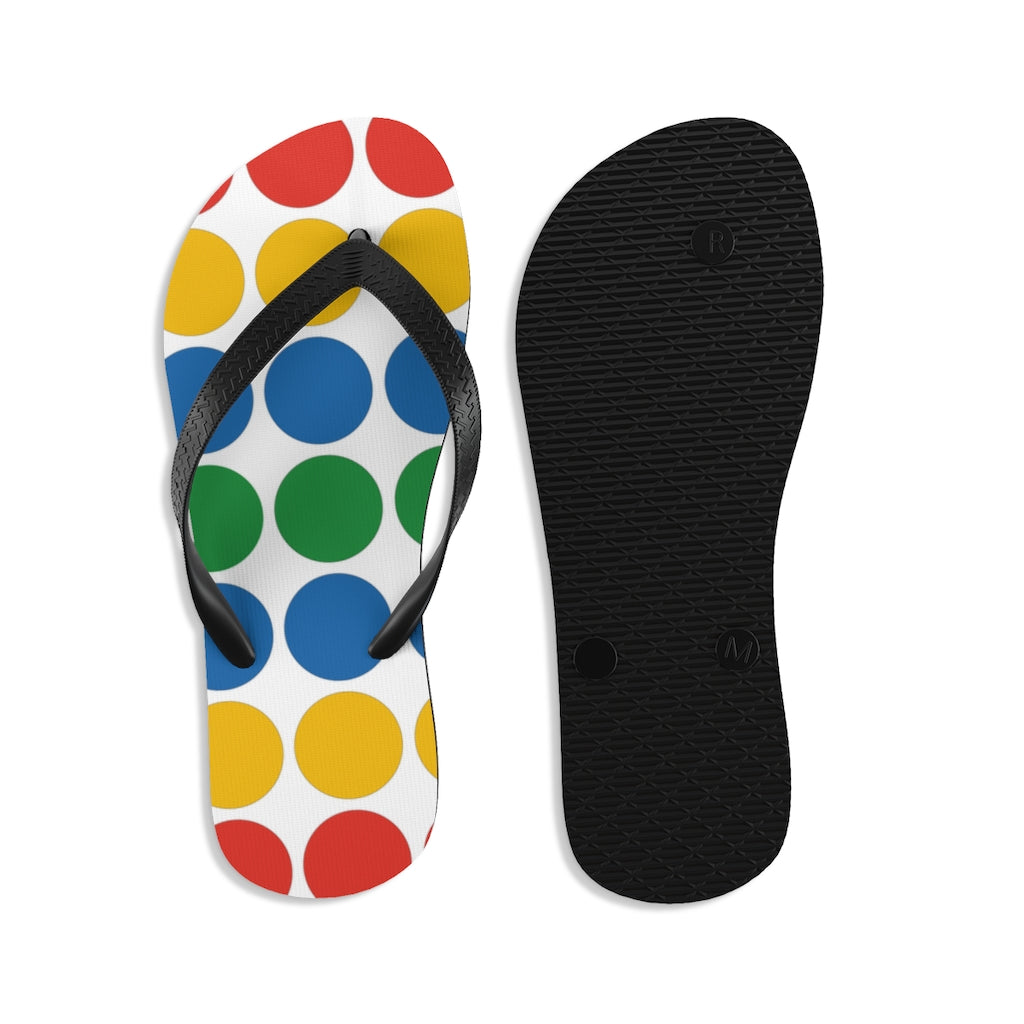 Unisex Flip-Flops: Dots!